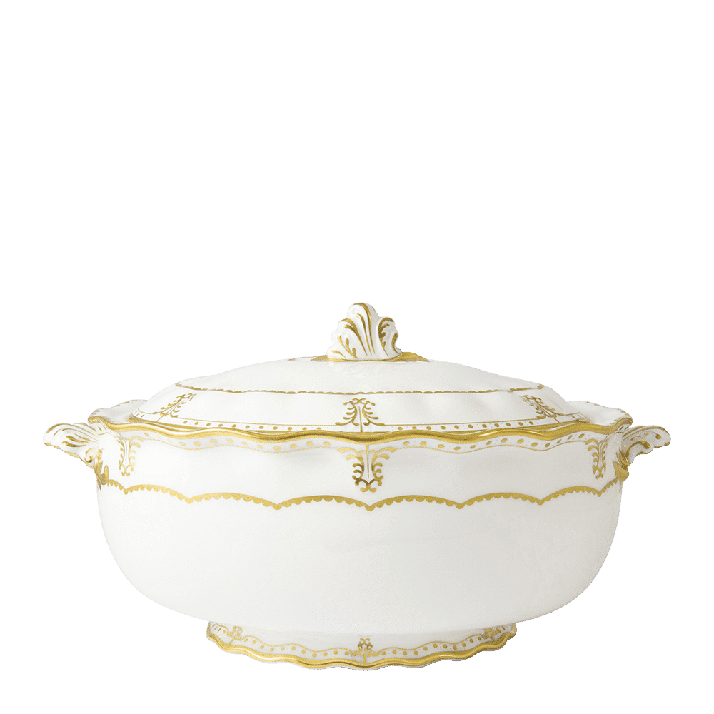 Royal Crown Derby Elizabeth Gold Soup Tureen (2840ml) – official product image