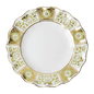 Royal Crown Derby Derby Panel Green Fluted Dessert Plate (22cm) – official product image