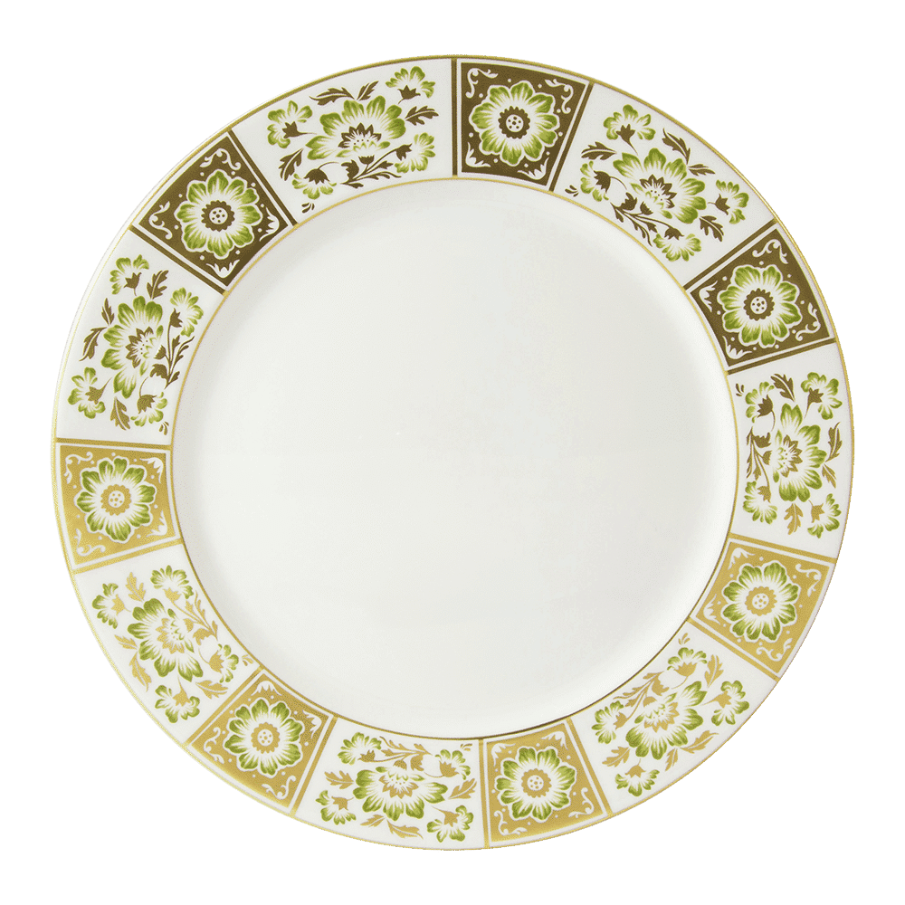 Royal Crown Derby Derby Panel Green Dinner Plate (27cm) – official product image