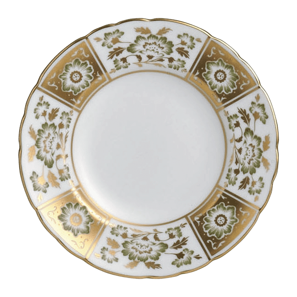 Royal Crown Derby Derby Panel Green Side Plate (16cm) – official product image