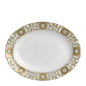 Royal Crown Derby Derby Panel Green Oval Dish (34cm) – official product image