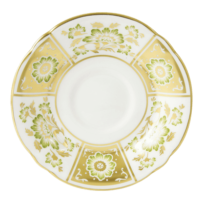 Royal Crown Derby Derby Panel Green Tea Saucer (14cm) – official product image