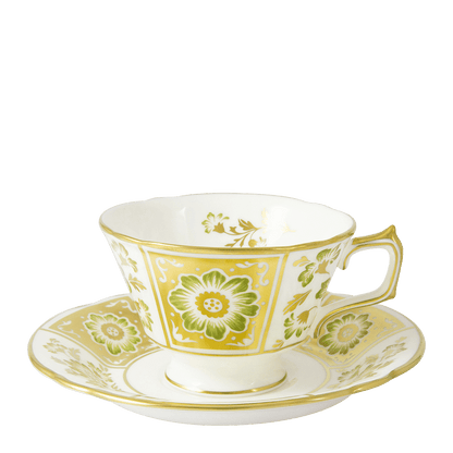 Royal Crown Derby Derby Panel Green Tea Saucer (14cm) – alternate official product image