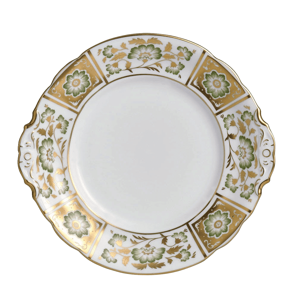 Royal Crown Derby Derby Panel Green Bread and Butter Plate (25cm) – official product image