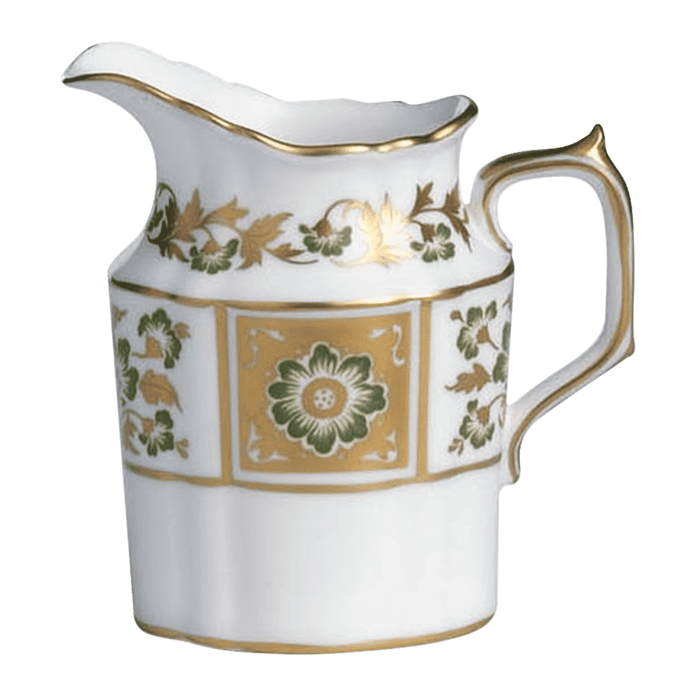 Royal Crown Derby Derby Panel Green Cream Jug (280ml) – alternate official product image