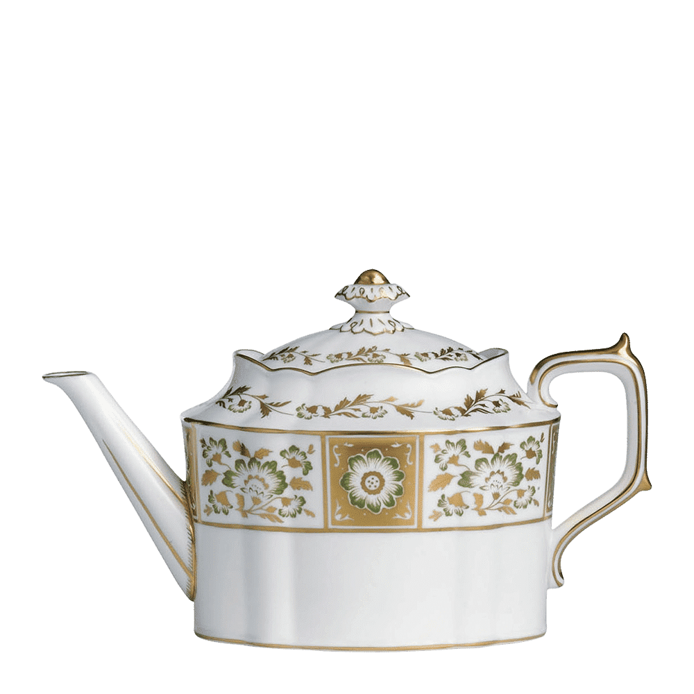 Royal Crown Derby Derby Panel Green Teapot (1650ml) – official product image
