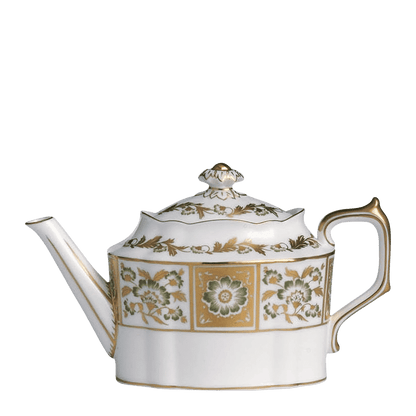 Royal Crown Derby Derby Panel Green Teapot (480ml) – official product image
