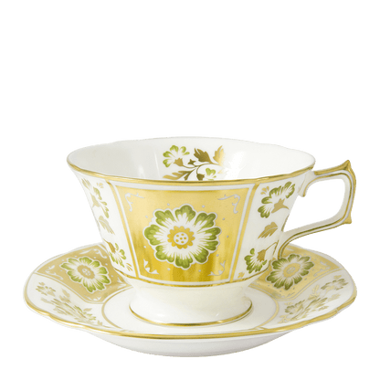 Royal Crown Derby Derby Panel Green Breakfast Cup (340ml) – alternate official product image