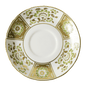 Royal Crown Derby Derby Panel Green Cream Soup Saucer (16cm) – official product image