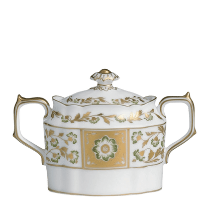 Royal Crown Derby Derby Panel Green Covered Sugar (310ml) – alternate official product image