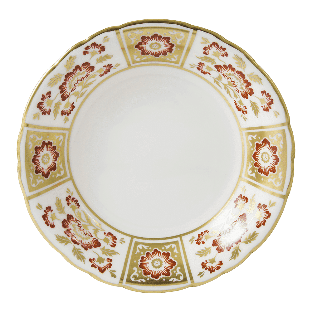 Royal Crown Derby Derby Panel Red Cereal Bowl (16.5cm) – official product image