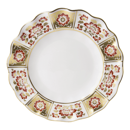 Royal Crown Derby Derby Panel Red Fluted Dessert Plate (22cm) – official product image