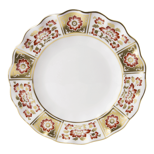 Royal Crown Derby Derby Panel Red Fluted Dessert Plate (22cm) – official product image