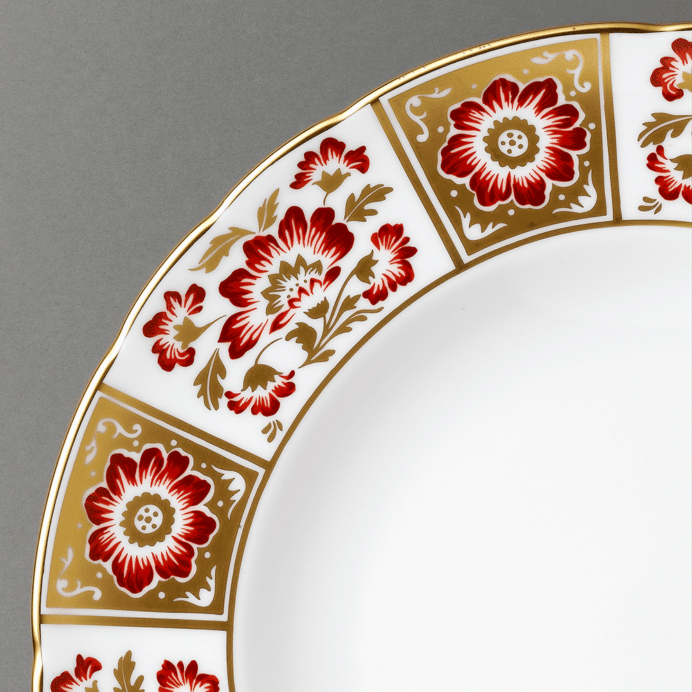 Royal Crown Derby Derby Panel Red Dinner Plate (27cm) – alternate official product image
