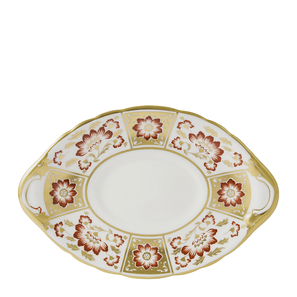 Royal Crown Derby Derby Panel Red Sauce Boat (450ml) – alternate official product image