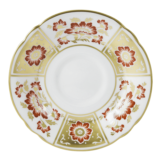 Royal Crown Derby Derby Panel Red Tea Saucer (14cm) – official product image