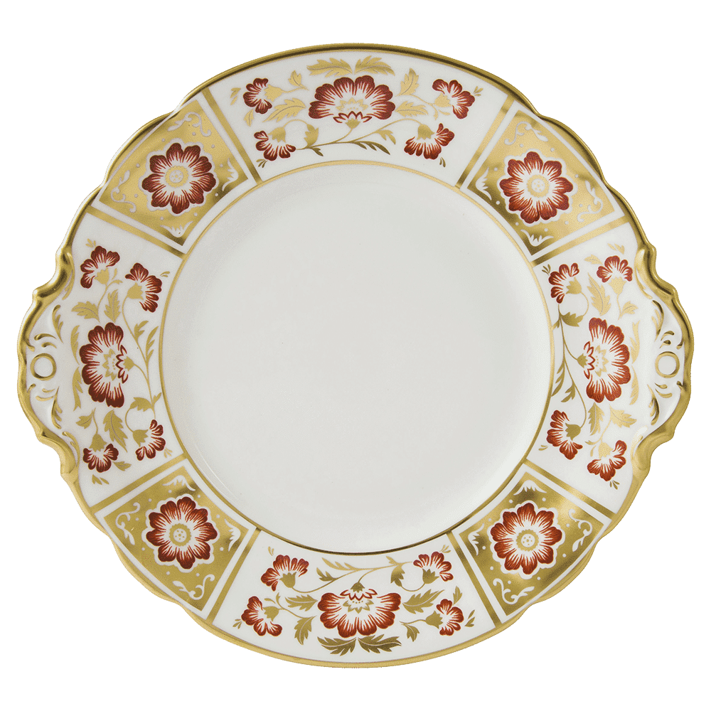 Royal Crown Derby Derby Panel Red Bread and Butter Plate (25cm) – official product image