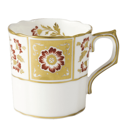 Royal Crown Derby Derby Panel Red Coffee Cup (85ml) – official product image