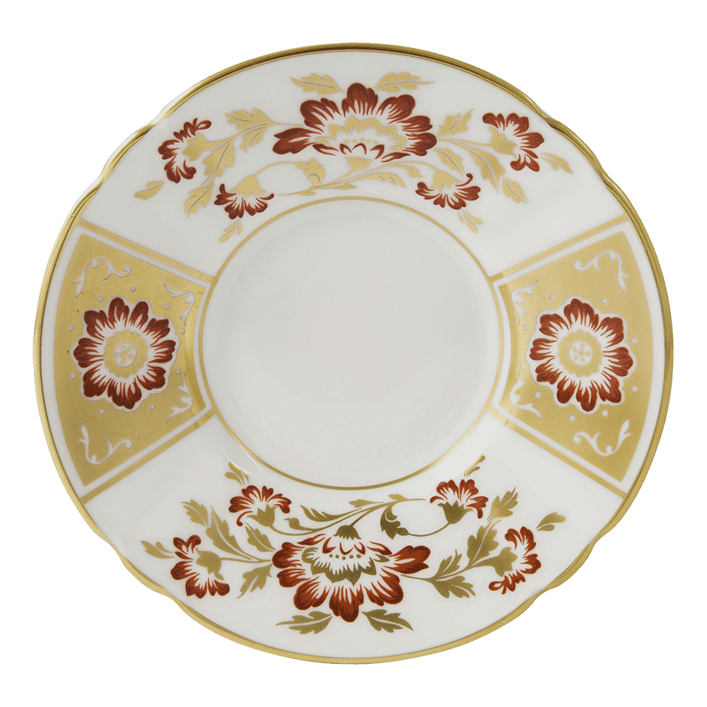 Royal Crown Derby Derby Panel Red Coffee Saucer (12cm) – official product image