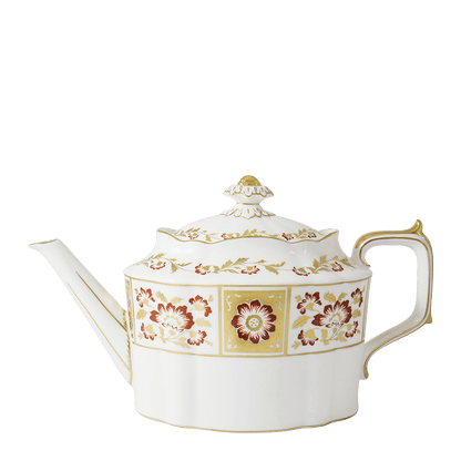 Royal Crown Derby Derby Panel Red Teapot (1650ml) – official product image