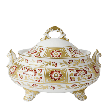 Royal Crown Derby Derby Panel Red Covered Vegetable Dish (1700ml) – official product image