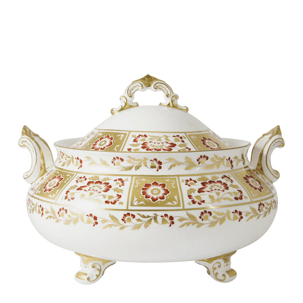 Royal Crown Derby Derby Panel Red Soup Tureen (3700ml) – official product image