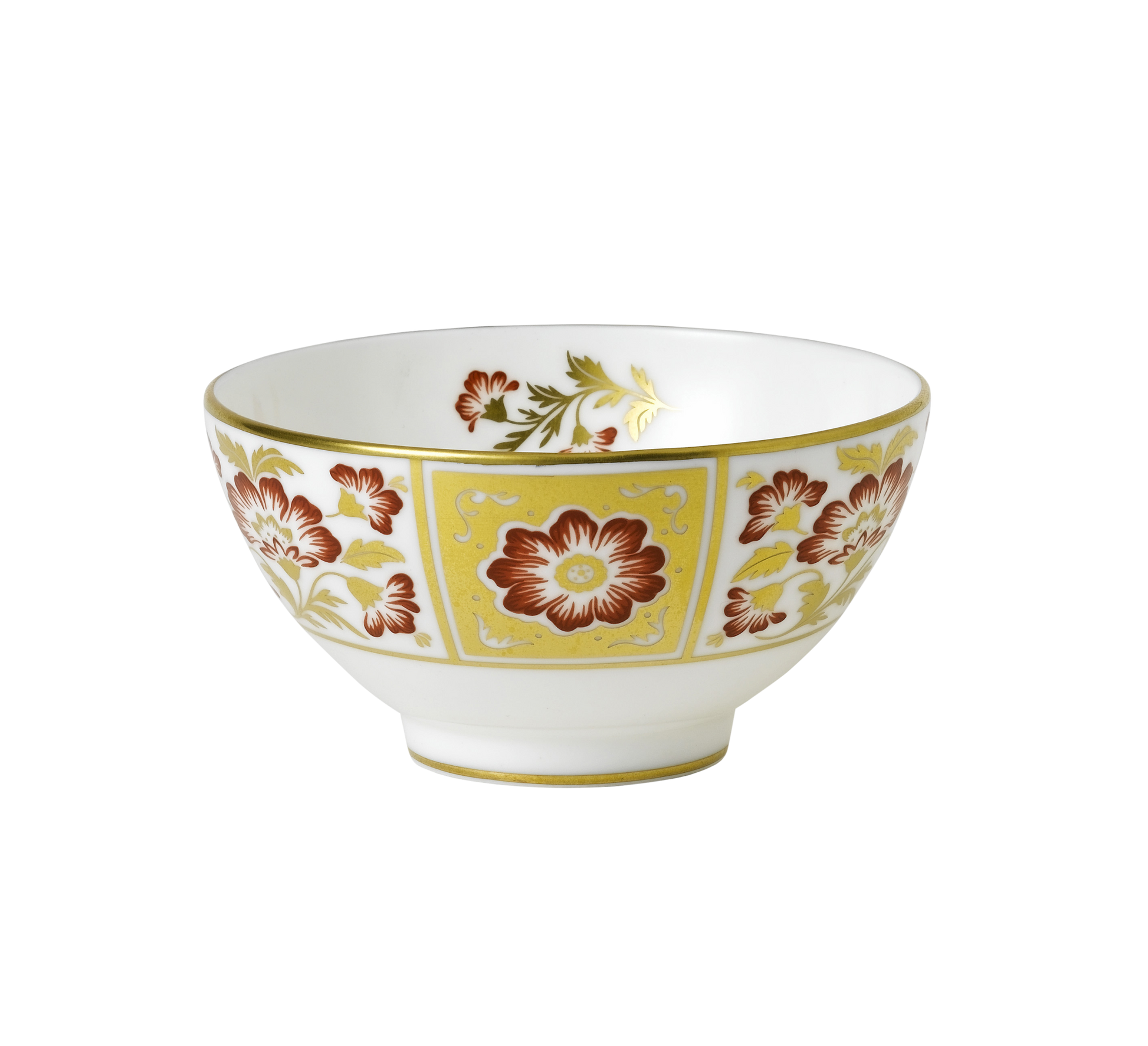 Royal Crown Derby Derby Panel Red Rice Bowl (11.5cm) – official product image