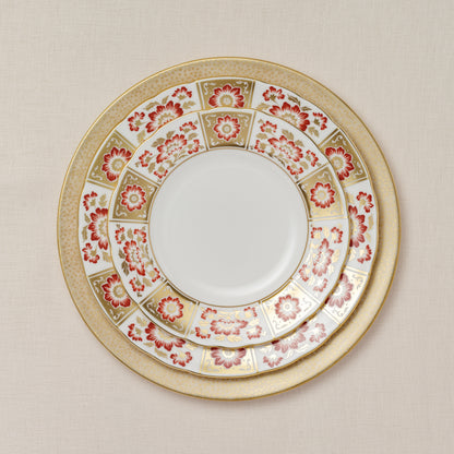 Royal Crown Derby Derby Panel Red Tea Saucer (14cm) – alternate official product image