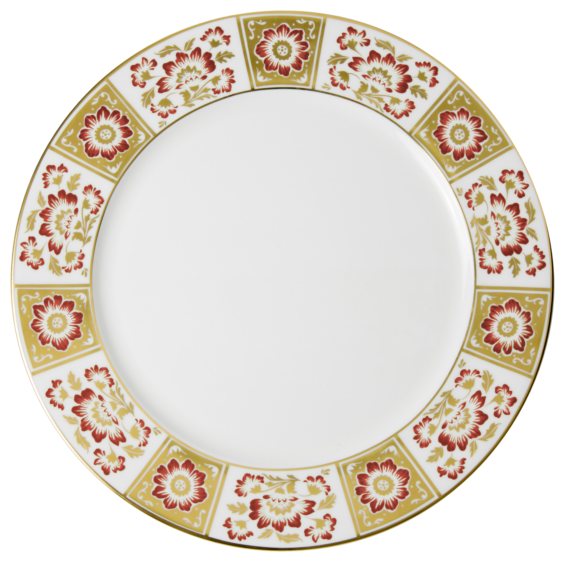 Royal Crown Derby Derby Panel Red Charger Plate (30cm) – official product image