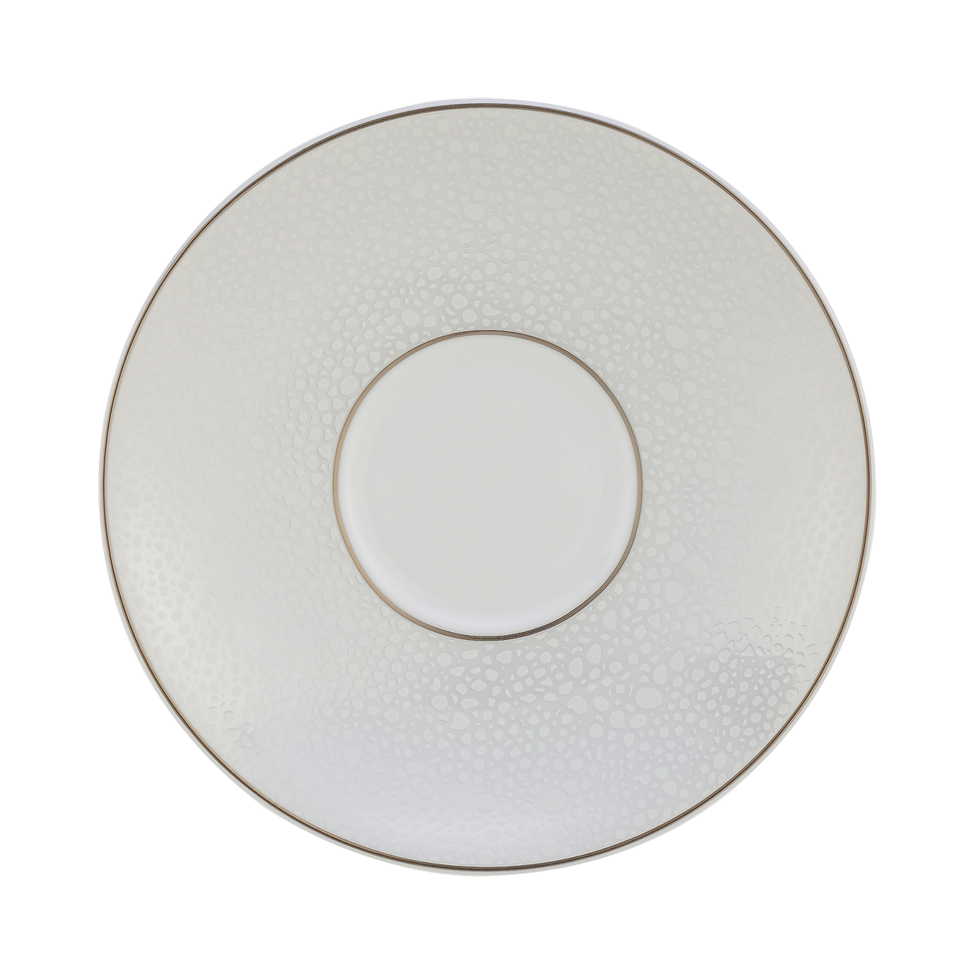 Royal Crown Derby Effervesce Pearl Tea Saucer (15cm) – official product image
