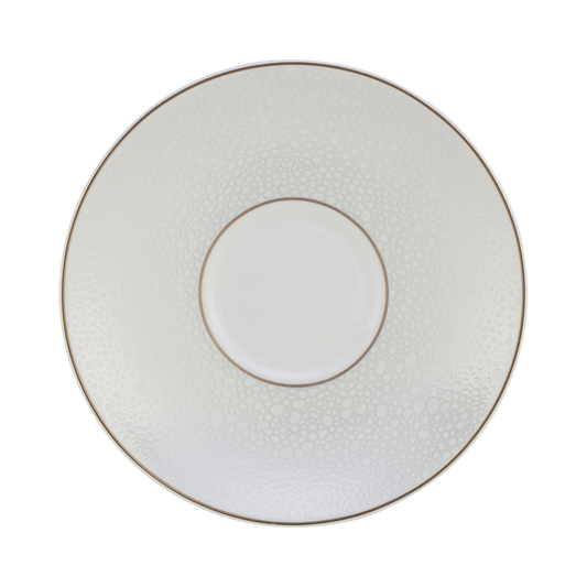 Royal Crown Derby Effervesce Pearl Beverage Saucer (16.5cm) – official product image