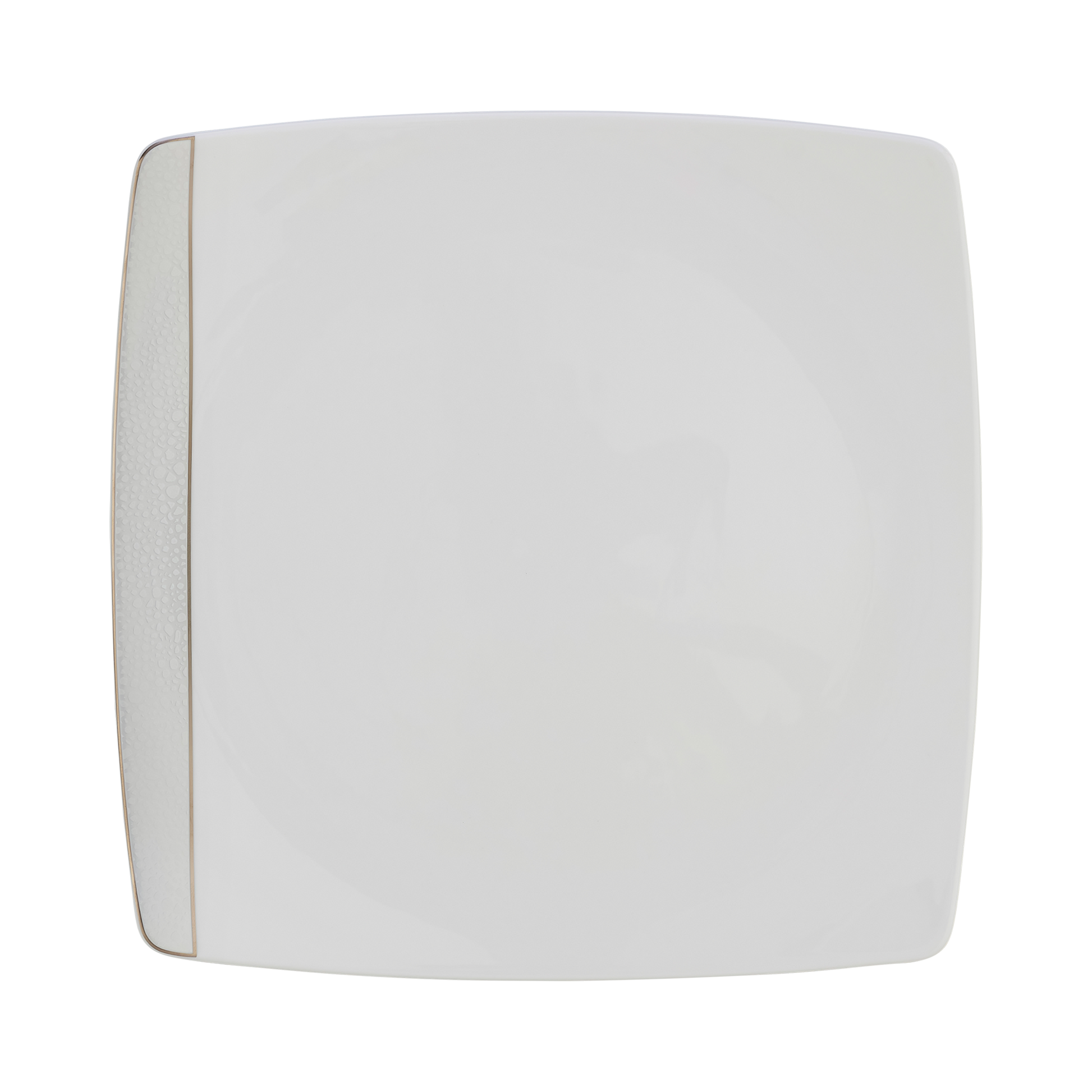 Royal Crown Derby Effervesce Pearl Square Dinner Plate (26.5cm) – official product image