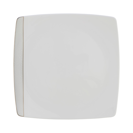 Royal Crown Derby Effervesce Pearl Square Dinner Plate (26.5cm) – official product image