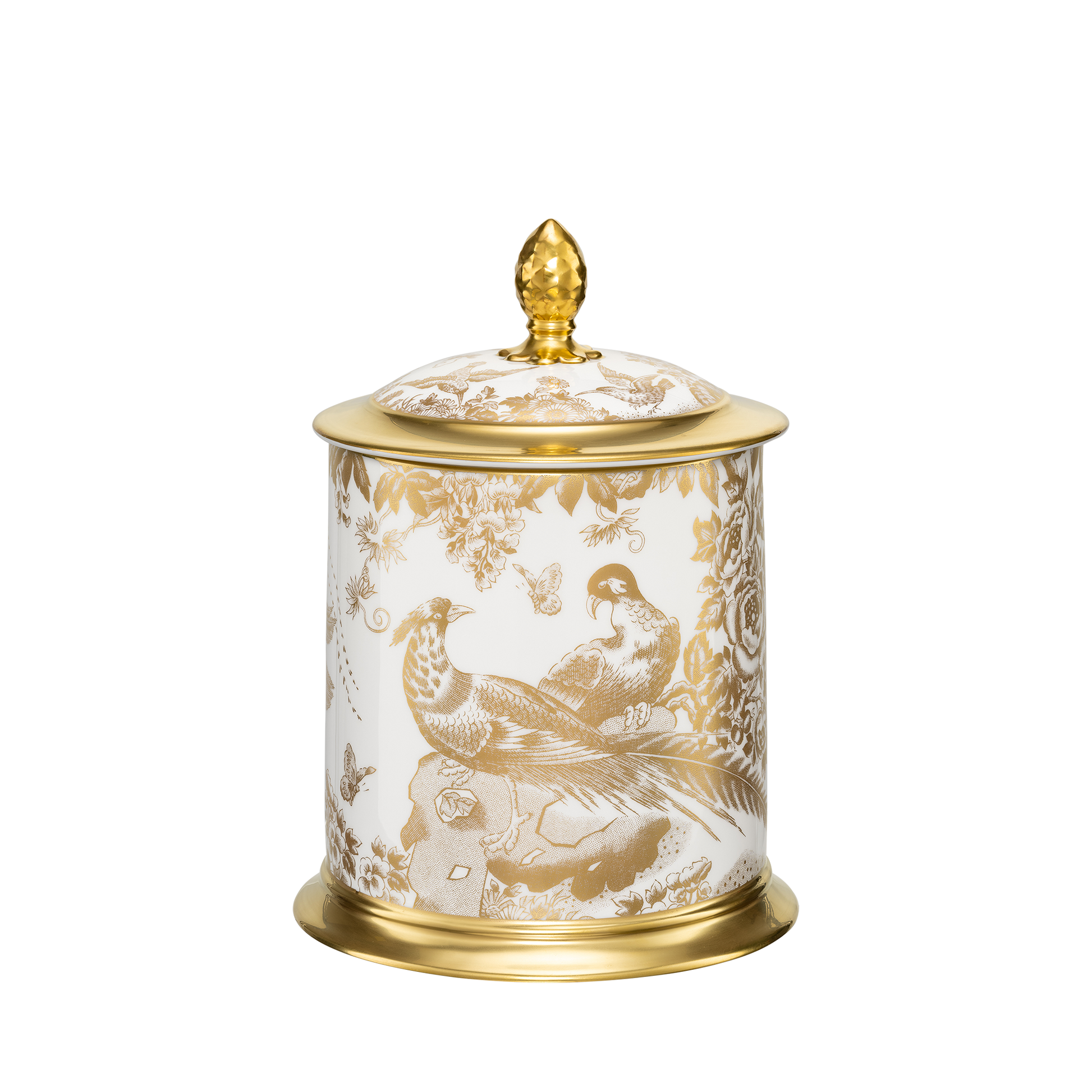 Royal Crown Derby Aves Gold Storage Jar (35oz) – official product image