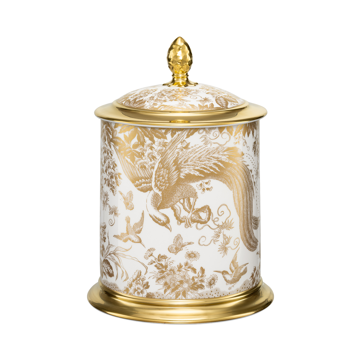 Royal Crown Derby Aves Gold Storage Jar (75oz) – alternate official product image