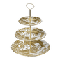 Royal Crown Derby Aves Gold Three Tier Cake Stand (34cm) – official product image