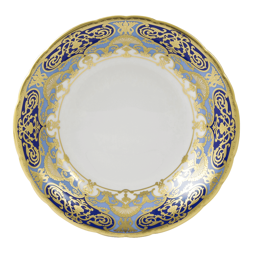 Royal Crown Derby Heritage Cobalt and Dark Blue Cereal Bowl (16.5cm) – official product image