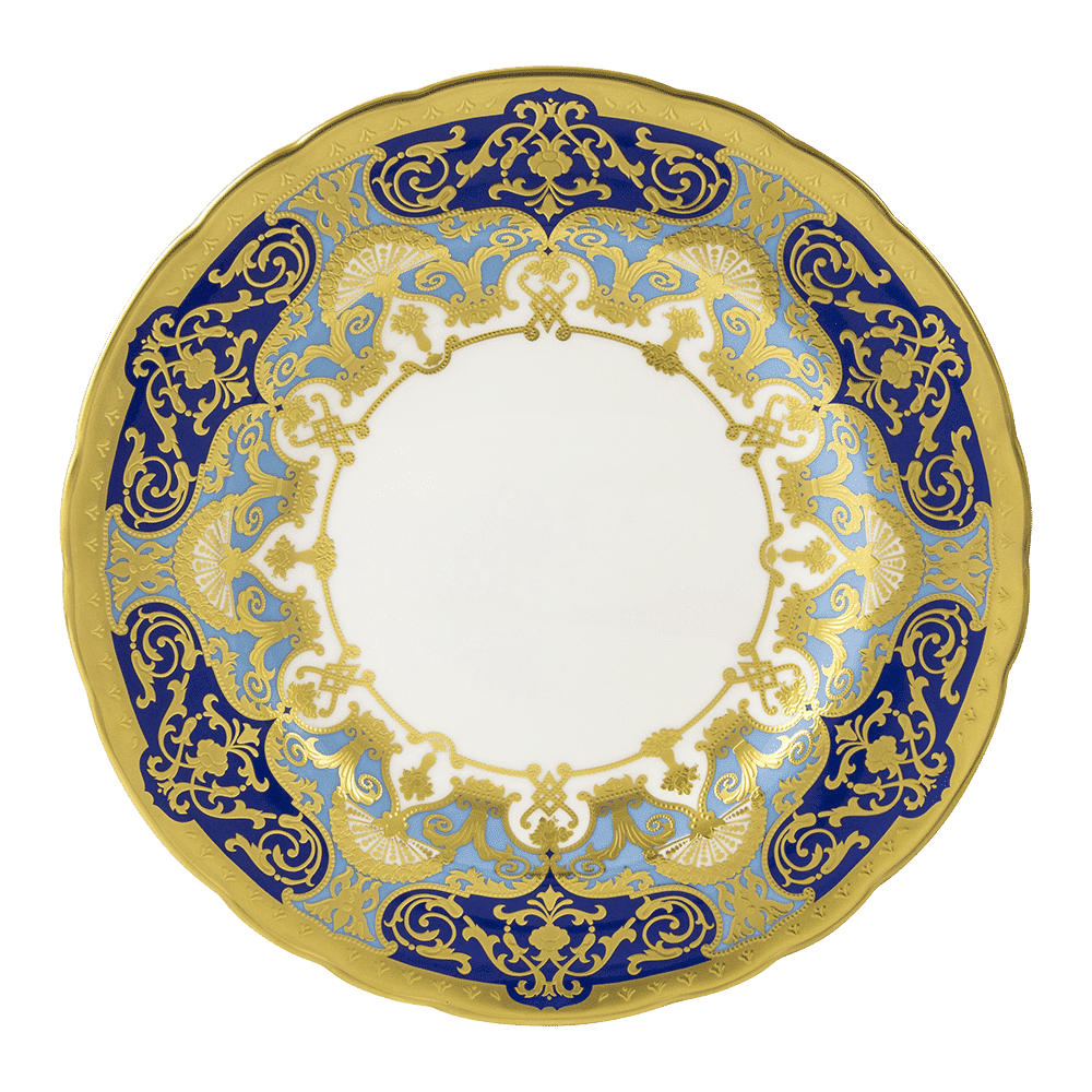Royal Crown Derby Heritage Cobalt and Dark Blue Salad Plate (21cm) – official product image