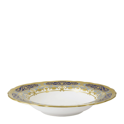 Royal Crown Derby Heritage Cobalt and Dark Blue Rim Soup Bowl (21cm) – alternate official product image