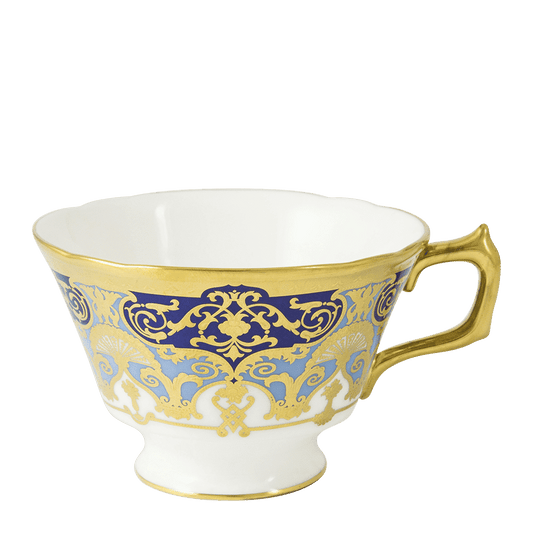 Royal Crown Derby Heritage Cobalt and Dark Blue Teacup (220ml) – official product image