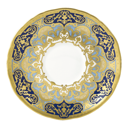 Royal Crown Derby Heritage Cobalt and Dark Blue Cream Soup Saucer (16cm) – official product image