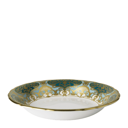 Royal Crown Derby Heritage Forest Green and Turquoise  Cereal Bowl (16.5cm) – alternate official product image