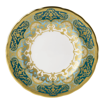 Royal Crown Derby Heritage Forest Green and Turquoise Side Plate (16cm) – official product image