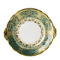 Royal Crown Derby Heritage Forest Green and Turquoise  Bread and Butter Plate (25cm) – official product image