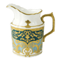 Royal Crown Derby Heritage Forest Green and Turquoise  Cream Jug (280ml) – official product image