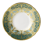 Royal Crown Derby Heritage Forest Green and Turquoise  Coffee Saucer (12cm) – official product image
