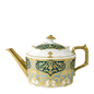 Royal Crown Derby Heritage Forest Green and Turquoise Teapot (1650ml) – official product image