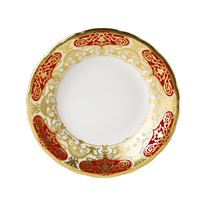 Royal Crown Derby Heritage Red and Cream Cereal Bowl (16.5cm) – official product image