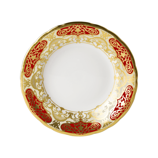 Royal Crown Derby Heritage Red and Cream Cereal Bowl (16.5cm) – official product image