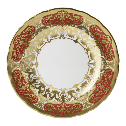 Royal Crown Derby Heritage Red and Cream Salad Plate (21cm) – official product image